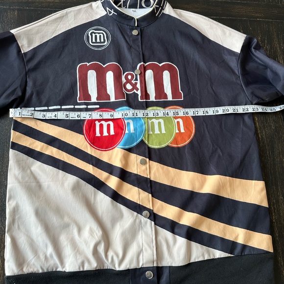 M&M's Colorful Button-Up Jacket. Size Medium - Picture 4 of 7